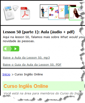 Cursos em ingles