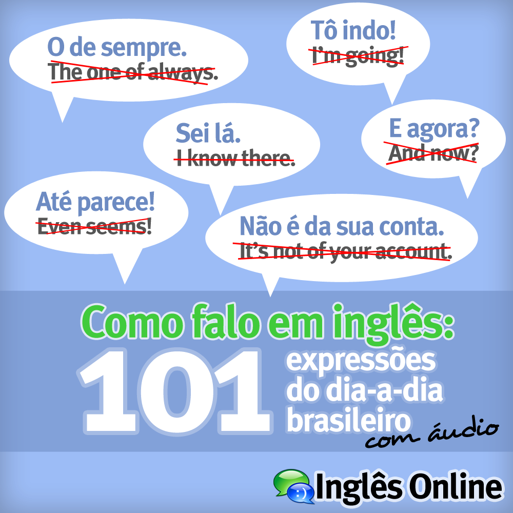 capa Como falo em inglês 101 expressões do diaadia brasileiro