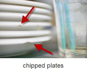 Chipped plates