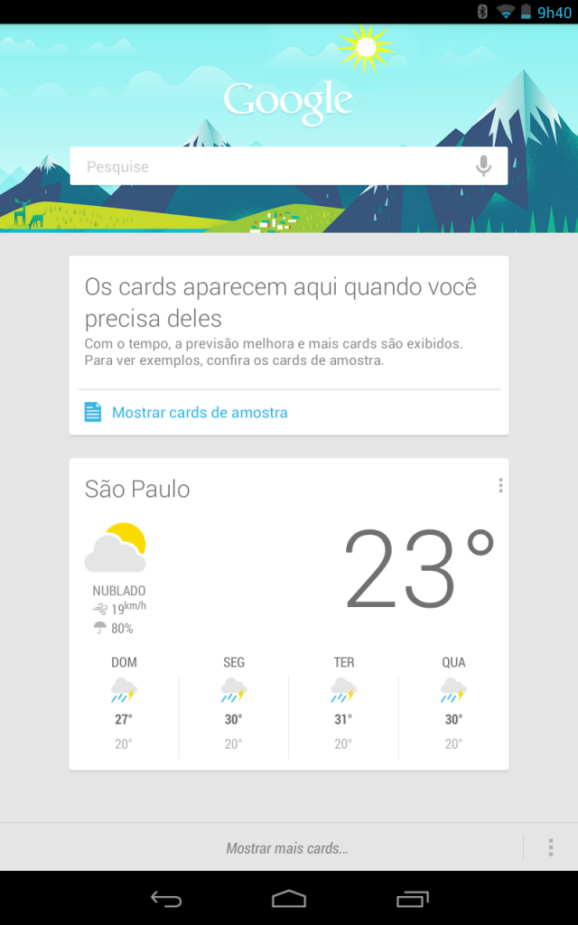 app Google Search em Android