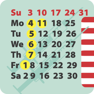 dias da semana em inglês