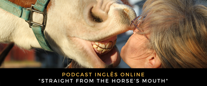 Inglês Online Straight from the horse’s mouth